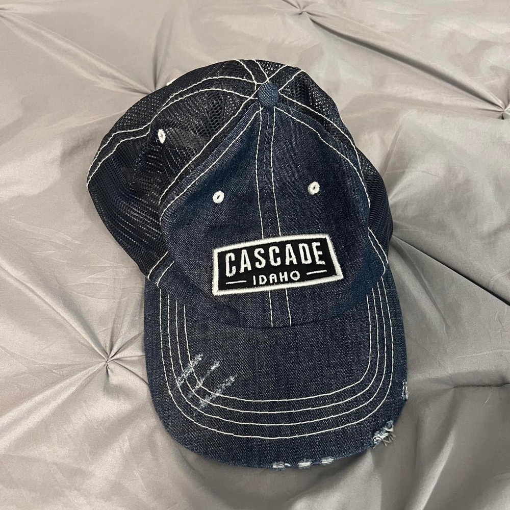 vintage idaho cascade snapback hat